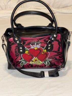 Ed Hardy Love Hearts Thermal Lunch Bag